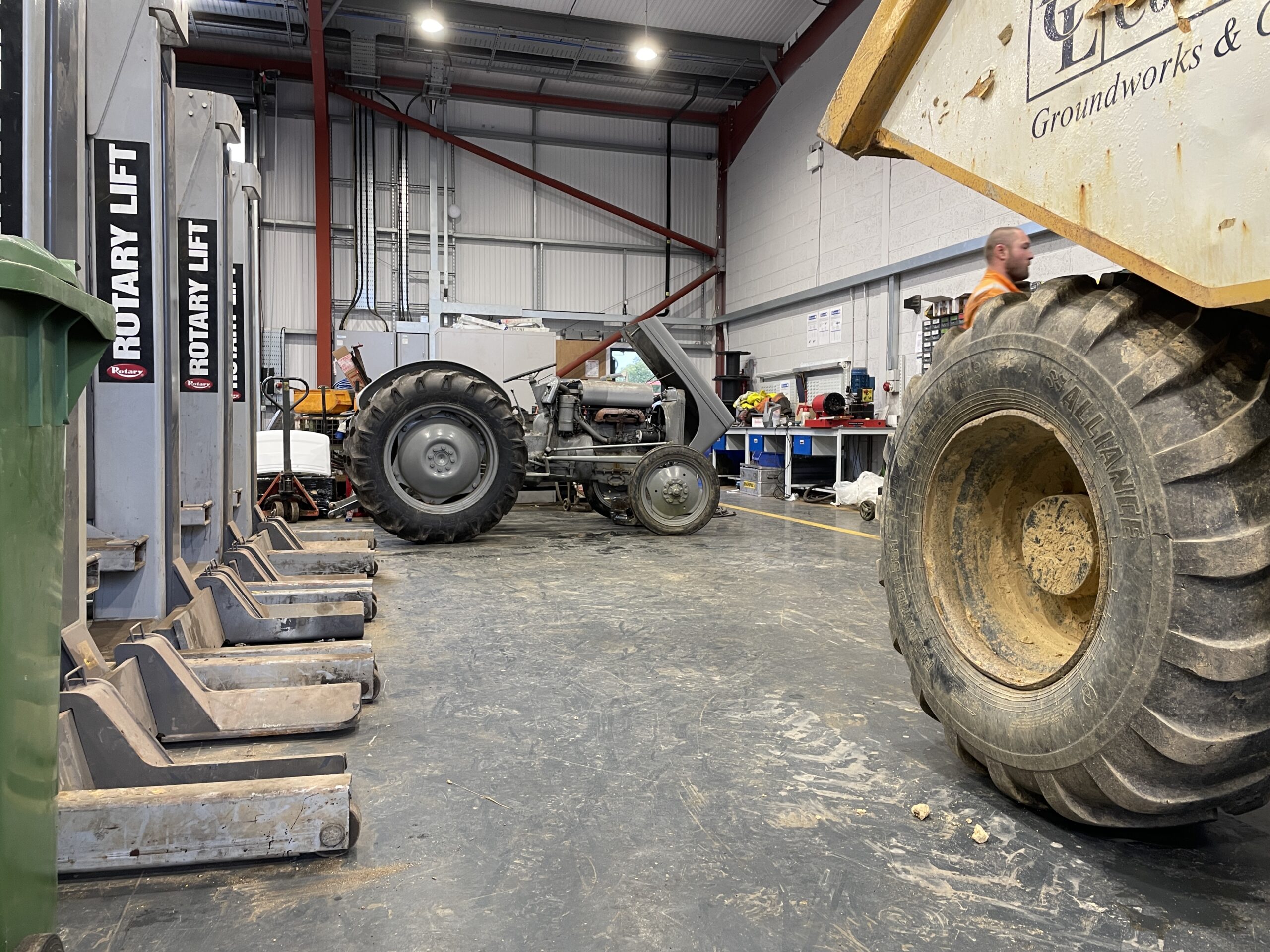 A grey day, but never a dull moment