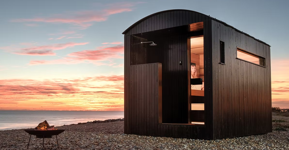 Delivering a Luxury Sauna – No Sweat!
