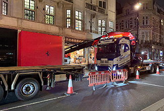 Southdown's precision-based project at the Ferrari flagship store on London's Piccadilly